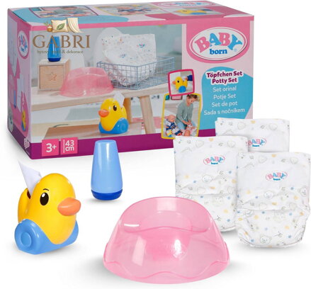 ZAPF BABY BORN Kojenecká sada s nočníkem pro panenku miminko