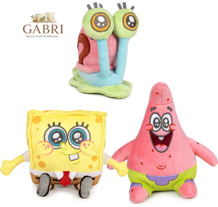 PLYŠ SpongeBob / Patrick / Gary 21cm roztomilý 3 druhy *PLYŠOVÉ HRAČKY*