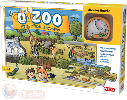 EFKO Baby Hra O ZOO puzzle vyprávěcí Skládej a vyprávěj příběhy