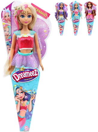 Dreameez panenka mořská panna v kornoutku 4 druhy