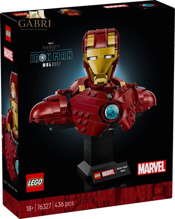 LEGO MARVEL Busta Iron Man MK4 76327 STAVEBNICE