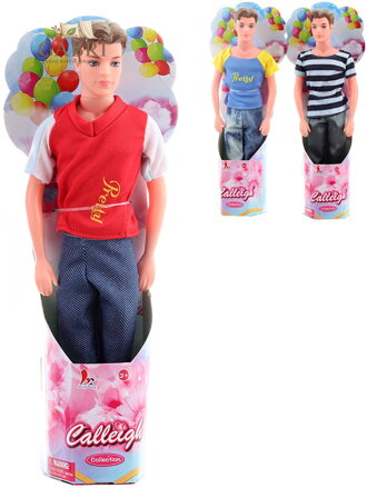 Panenka Calleigh kloubový fashion panák 29cm v kornoutu 3 druhy