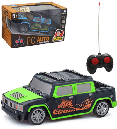 RC Auto hummer na dálkové ovládání 27MHz na baterie 2 barvy