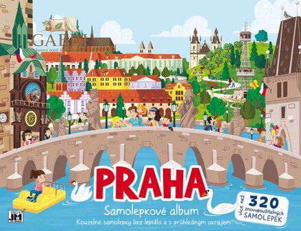 JIRI MODELS Album samolepky Praha Bav se a nalepuj zas a znovu!