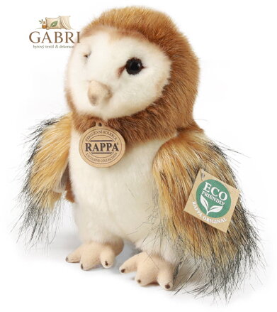 PLYŠ Sova pálená 20cm Eco-Friendly *PLYŠOVÉ HRAČKY*