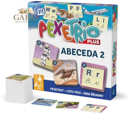 EFKO Hra Pexetrio Abeceda 2 plus 54 dílků *SPOLEČENSKÉ HRY*