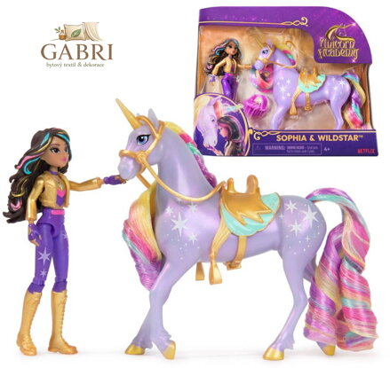 SPIN MASTER Unicor Academy Sophia a Wildstar herní set 2 figurky s doplňky