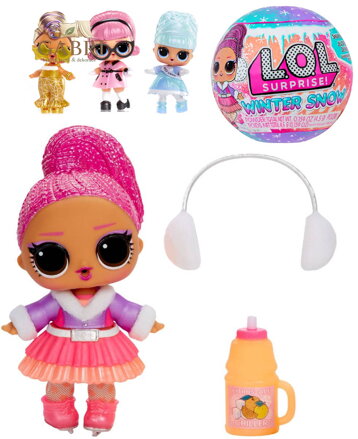 L.O.L. Surprise! Zimní panenka se sněhovým práškem 7 překvapení v kouli