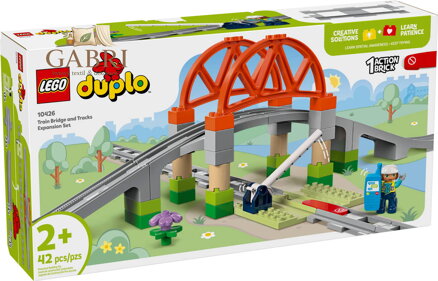 LEGO DUPLO Železniční most a koleje (rozšiřující sada) 10426 STAVEBNICE