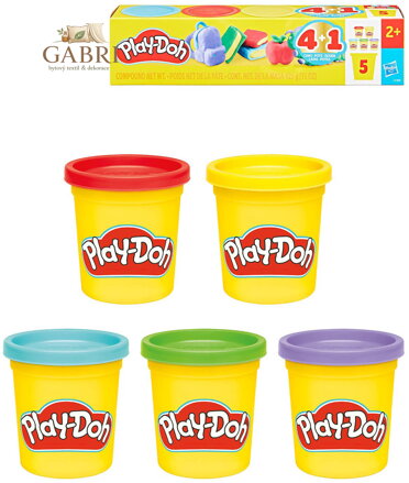 HASBRO PLAY-DOH Modelína Back to school 4+1 kelímek zdarma