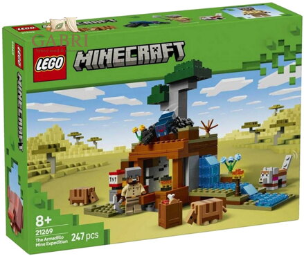 LEGO MINECRAFT Výprava do dolu a pásovec 21269 STAVEBNICE