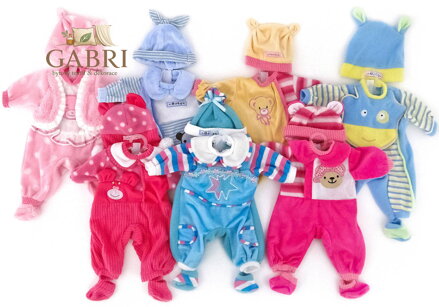 Oblečení s ramínkem pro panenku mininko 40cm obleček 7 druhů