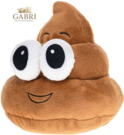 PLYŠ POO Hovínko 18cm veselé lejno s očima *PLYŠOVÉ HRAČKY*