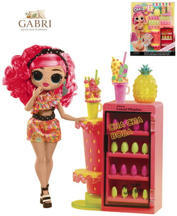 L.O.L. Surprise! OMG Nehtové studio herní set s panenkou Pinky Pops