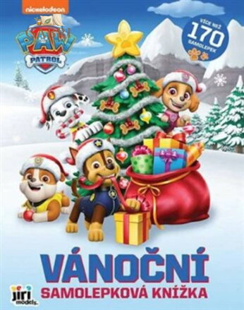 JIRI MODELS Knížka samolepková vánoční knížka Tlapková Patrola