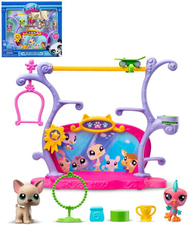 HASBRO LPS Zvířátka mají talent Zvířátko Littlest Pet Shop set 2ks s doplňky