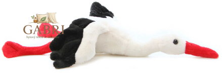 PLYŠ Pták Čáp 30cm dlouhé nohy *PLYŠOVÉ HRAČKY*