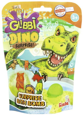 SIMBA Glibbi vodní bomba šumivá s dinosaurem s překvapením do vany