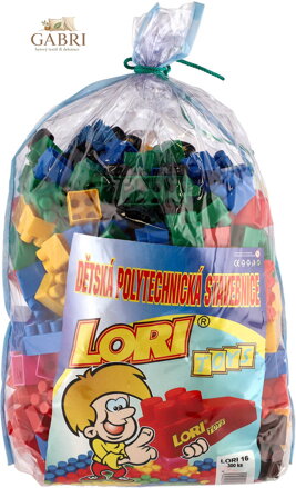 LORI 016 Stavebnice 16 300 ks kostek v pytli