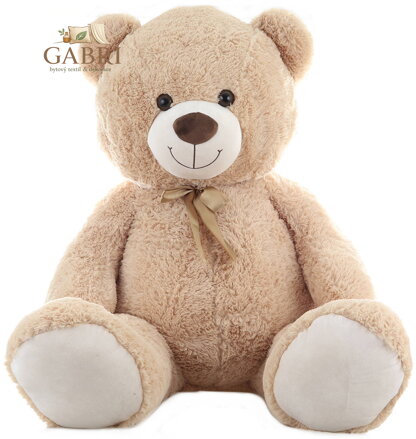 PLYŠ Medvěd velký s mašlí 130cm *PLYŠOVÉ HRAČKY*