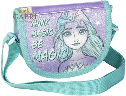Kabelka dětská třpytivá Frozen (Ledové Království) přes rameno s překlápěním