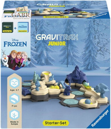 RAVENSBURGER Stavebnice GraviTrax Junior set Startovací sada + Frozen 2v1