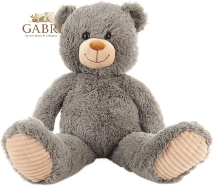 PLYŠ Medvěd 78cm šedý *PLYŠOVÉ HRAČKY*
