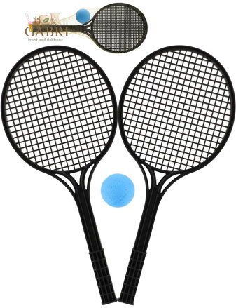 LORI 226 Set plastový na soft tenis 2 rakety a míček v síťce