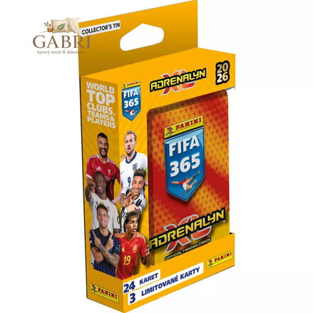 PANINI FIFA 365 2025/2026 Adrenalyn v plechové krabičce