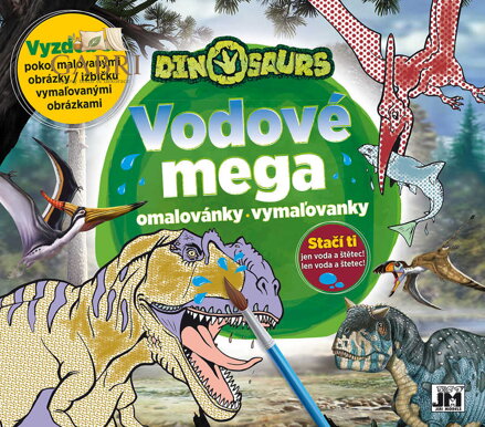 JIRI MODELS Mega omalovánky vodové Dinosauři