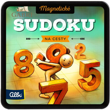 ALBI HRA Sudoku magnetické na cesty *SPOLEČENSKÉ HRY*