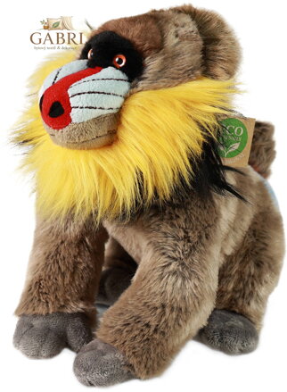 PLYŠ Opice Mandril 28cm Eco-Friendly *PLYŠOVÉ HRAČKY*