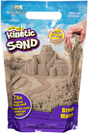 SPIN MASTER Kinetic Sand hnědý 900g tekutý písek