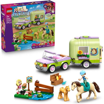 LEGO FRIENDS Přívěs s koněm a hříbětem 42695 STAVEBNICE