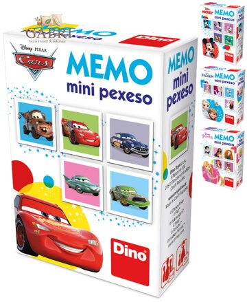 DINO HRA Pexeso Disney III. mini 12 dvojic 4 druhy *SPOLEČENSKÉ HRY*