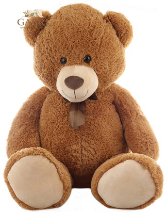 PLYŠ Medvěd s mašlí 120cm hnědý *PLYŠOVÉ HRAČKY*