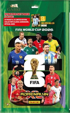 PANINI FIFA World Cup 2026 Sběratelské karty Adrenalyn XL Starter Set