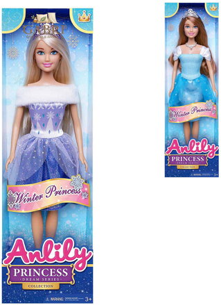 Panenka Anlily Winter Princess zimní princezna 29cm 2 druhy