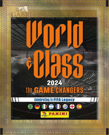 PANINI WORLD CLASS 2024 Sběratelské samolepky set 5ks v sáčku