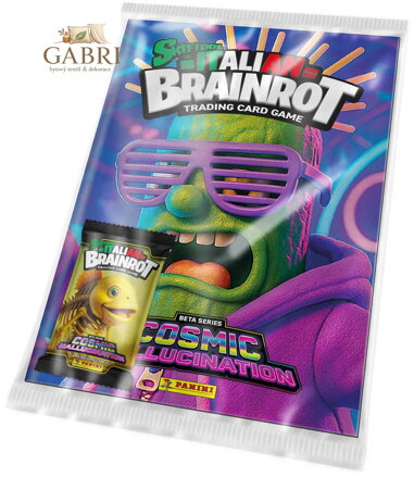 PANINI Italian Brainrot TCG Cosmic Hallucination starter set album + booster