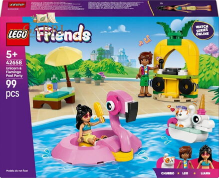 LEGO FRIENDS Zábava u bazénu 42658 STAVEBNICE