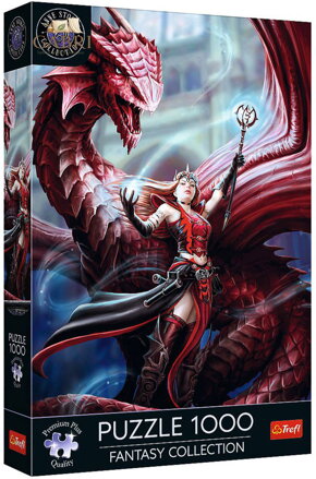 TREFL PUZZLE Fantasy Collection Šarlatový mág 48x68cm skládačka 1000 dílků