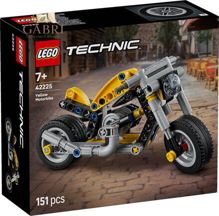 LEGO TECHNIC Žlutá motorka 42225 STAVEBNICE