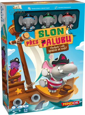 MINDOK HRA Slon přes palubu *SPOLEČENSKÉ HRY*