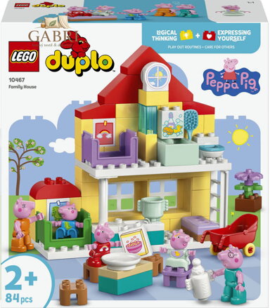 LEGO DUPLO Peppa Pig Rodinný dům 10467 STAVEBNICE
