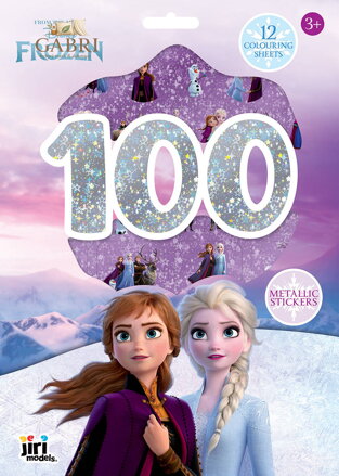 JIRI MODELS 100 samolepek + metalické omalovánky Ledové Království
