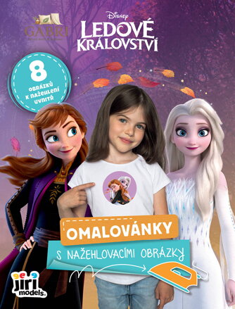 JIRI MODELS Omalovánky s nažehlovacími obrázky Frozen (Ledové Království)