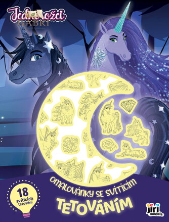 JIRI MODELS Omalovánky se svítícím tetováním Jednorožci