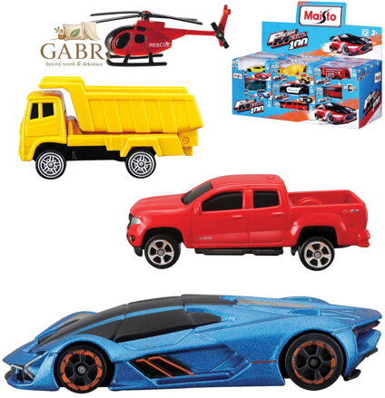 MAISTO Auto kovové Fresh Metal dopravní prostředky různé druhy