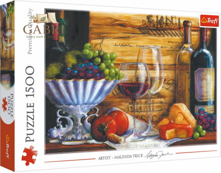 TREFL PUZZLE Obraz Na vinici 85x58cm skládačka 1500 dílků